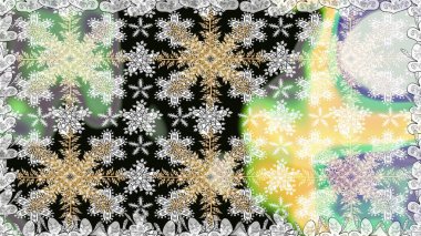 Kusursuz desenli altın elementler. Gri renkli Royal retro. Kart, duvar kağıdı, ambalaj ve tekstil için klasik tasarım. Raster illüstrasyonu. Altın şablon. Çiçeksel klasik doku.