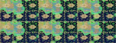 Yeşil renkli ve altın elementli klasik eskiz deseni. Noel 2019, kar tanesi, yeni yıl.