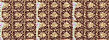 Barok tarzında eskiz oryantal süsü. Kahverengi renkli ve altın elementli geleneksel klasik altın sarısı desen.