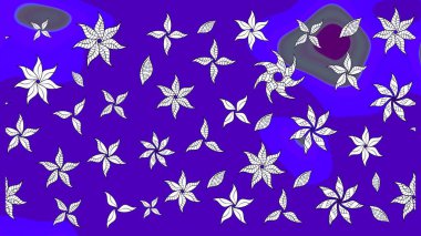 Raster 'ın taze dokusu. Paketleme, tekstil, duvar kâğıdı için çiçek eskizi. Yumuşak pamuk tasarımı. Yumuşak fayans. Klasik çiçek deseni.