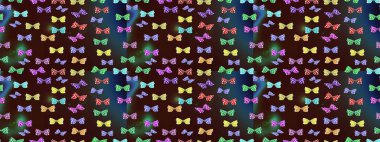 Raster illüstrasyonu. Egzotik hayvanlar. Kahverengi kelebekler. Robot resim. Kumaş, kağıt, ambalaj kağıdı ve duvar kağıdı tasarımı için mükemmel bir arkaplan.