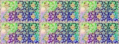 Kusursuz klasik altın desen. Altın elementlerle nötr renklerde altın desen. Raster geleneksel oryantasyon süsü.