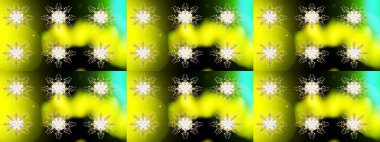 Basit bir kar tanesi. Altın renkli şirin kar taneleri. Kışın sembolü, mutlu noeller, mutlu yeni yıl kutlaması Raster illüstrasyonu. Soyut duvar kağıdı, ambalaj dekorasyonu.