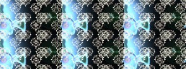 Mavi, gri ve siyah renkte çiçekler. Düz Çiçek Elementleri Tasarımı. Çiçekli kusursuz retro desen. Renkli Yaz Temalı Kusursuz Arkaplan.