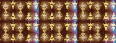 Kar taneleri deseni. Kar taneleri arka planda. Renkli arka planda izole edilmiş kar tanelerinin düz tasarımı. Kar tanesi süsleme deseni. Raster illüstrasyonu.