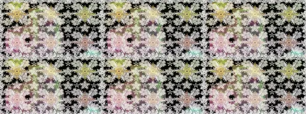 Kusursuz Vintage Çiçek Deseni. Raster Kalça dokusu deseni.
