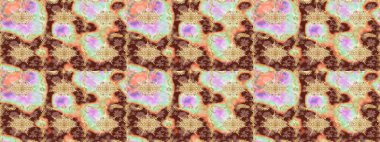 Kraliyet lüksü, altın barok kumaş rengi eskiz. Raster eskiz deseni altın antika çiçekli ortaçağ dekoratifi, yapraklar ve kahverengi renkli altın desenli süslemeler..