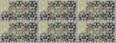 Tatil havası. Nazik romantik baskı. Bahar mevsimi. Raster dikişsiz sevimli çiçek deseni.