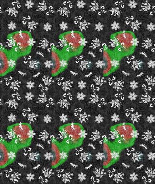 Arkaplan dokusu, duvar kağıdı, çiçek temalı gri renkler. Kabile sanatı boho baskısı, klasik çiçek arkaplanı. Soyut etnik raster çizim kalıbı.