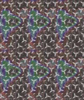 Şirin çiçekli, desenli, kahverengi renkli bir eskiz deseni. Tekstil için suluboya eskiz deseni. El çizimi çiçek çizimi deseni (fayans)).