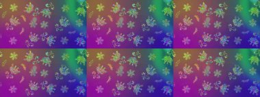 Çizim raster deseni. Güzel kumaş deseni. Çiçek arka planı.