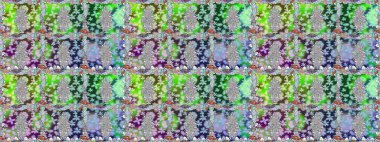 Kusursuz çiçek deseni duvar kâğıdı olarak kullanılabilir. Raster illüstrasyonu. Tarafsız renklerde çiçekler.