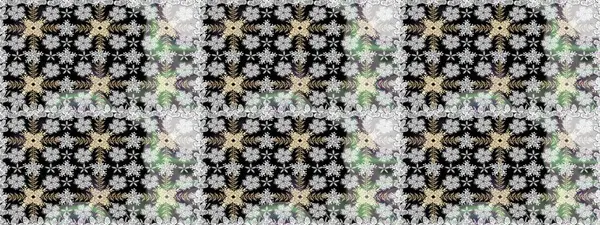 Raster illüstrasyonu. Gri renklerde. Çiçekli güzel suluboya desen.