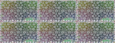 Renkli, pürüzsüz desen. Çiçek arkaplan. Raster illüstrasyonu. Çiçek duvar kâğıdı. Gri renkli şirin tekstil.