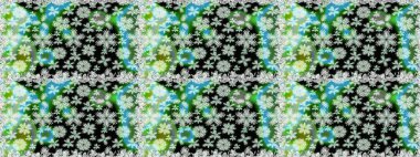 Çiçeksiz desenlerin resmi. Vadinin yeşil renkli çiçekleri.