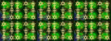 Raster. Xmas Frost kar taneleri izole edilmiş siluet sembolü. Meteoroloji buz koleksiyonu. Kar Tanesi raster simgesi arka plan yeşil, mavi ve gri renk. Kış Noel 'i Kar bembeyaz kristal element.