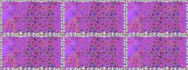 Bahar ve yaz tasarımı için renkli bir arkaplan. Kelebeklerle kusursuz desen. Elle çizilmiş illüstrasyon. Raster renklendirilmiş sonsuz doku.