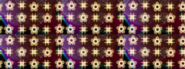 Renkli elementlerle Raster ilginç desen