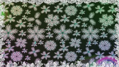 Raster illüstrasyonu. Çiçek deseni. Gri renkli çiçekler. Şatafatlı bahar bahçesi dokusu. Gri renklerde desensiz çiçek.