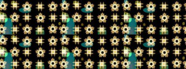 Çiçekli yumuşak bir eskiz şekli. Yumuşak, bahar çiçekleri siyah renklerde. Raster çiçekleri klasik tarzda çizilmiş. Raster illüstrasyonu.