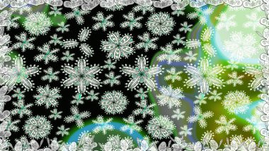 Robot resim stilinde nötr renkler. Şirin karalama çiçekleri olan kusursuz çiçek desenleri. Raster illüstrasyonu. El yapımı çiçek ve bitki koleksiyonu. Raster illüstrasyonu.