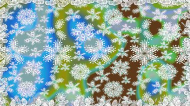 Raster. Mavi renkte güzel çiçeklerle kusursuz desen, suluboya çiçek deseni, duvar kağıdı, kart veya kumaş için fayanslı..