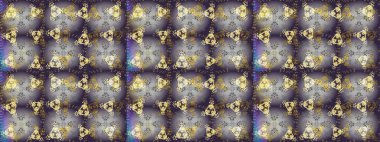 Kar tanesi süsleme deseni. Raster illüstrasyonu. Arkaplanda soyut kar taneleri olan düz tasarım. Kar taneleri arka planda. Kar taneleri deseni.