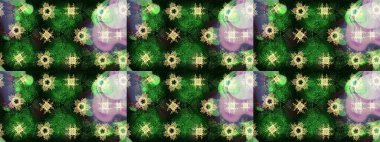 Yeşil, gri ve nötr renkler ve kar taneleri. Raster illüstrasyonu. Renkli arka planda izole tatlı kar taneleri.