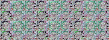 Raster suluboya çiçek deseni, narin çiçekler, tarafsız çiçekler, tebrik kartı şablonu. Güzel kumaş deseni.