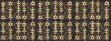 Raster illüstrasyonu. Noel kahverengisi, gri ve yeşiller. Sihirli kahverengi, gri ve yeşil tatil soyut arka plan yıldız ve düşen kar taneleri.