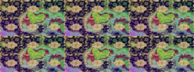 Geleneksel klasik Raster altın eskiz modeli. Barok tarzında eskiz oryantal süsü. Yeşil renklerdeki altın elementler.