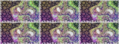 Raster illüstrasyonu. Gri renklerde bahar çiçekleri. Çiçek ve yapraklı karalama şeklinde Raster çiçek deseni.