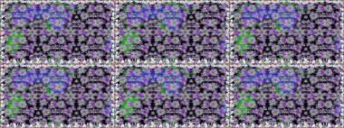 Küçük çiçekteki sevimli çiçek deseni. Kusursuz. Raster illüstrasyonu.