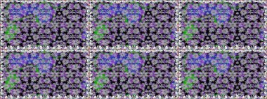 Küçük çiçekteki sevimli çiçek deseni. Kusursuz. Raster illüstrasyonu.