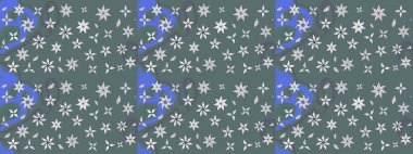 Raster - stok. Tarafsız çiçekli eskiz deseni, suluboya çiçek deseni, sevimli çiçek, duvar kağıdı, kart veya kumaş için fayanslı.