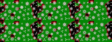 Doğal kozmetik ürünleri, parfüm, çiçekçi dükkanı için bahar ihalesi tasarımı. Karşılama ya da düğün geçmişi olarak kullanılabilir. Paket kağıdı için en iyisi. Yeşil lale çiçekli Raster eskiz deseni.