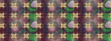 Soyut etnik raster kusursuz desen. Kabile sanatı boho baskısı, klasik çiçek arkaplanı. Arkaplan dokusu, duvar kağıdı, çiçek teması kahverengi, gri ve mor renkler.