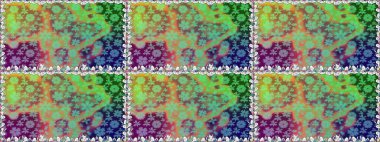 Raster Moda kumaş deseni. Çizgisiz desen. Şirin çiçekler..