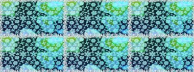 Tekstil ve kapak tasarımı için mükemmel. Doodle tarzı. El çizimi dikişsiz sonbahar çiçekleri deseni. Renkli, mavi, pürüzsüz desen. Mavi renkte çiçekler.