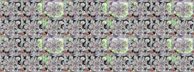 Raster düz çiçekleri pürüzsüz desen. Tarafsız renklerde çiçekler. Tasarım hediye paketi, tebrik kartları, posterler ve afiş tasarımı.