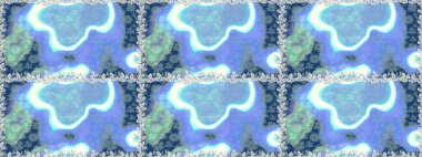 Çiçek ve yapraklı çiçek deseni. Küçük çiçekli şirin bir desen. Raster illüstrasyonu.