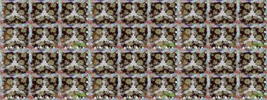 Moda baskıları için zarif bir şablon. Küçük çiçekte güzel bir desen. Kusursuz. Çiçekli bahar çiçekleri. Motley illüstrasyonu. Küçük renkli çiçekler..