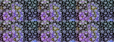 Raster illüstrasyonundaki çiçek desenli çizim. Renkli Bahar Teması eskiz kalıbı. Düz Çiçek Elementleri Tasarımı. Güzel kumaş deseni.