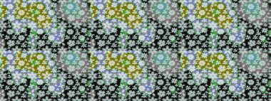 Raster güzel bir çiçek deseni çizmiş. Nazik romantik baskı. Tatil havası. Tarafsız renklerde çiçekler. Bahar mevsimi.