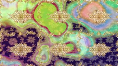 Tarafsız renklerde altın elementli eskiz deseni. Noel, kar tanesi, yeni yıl 2019.