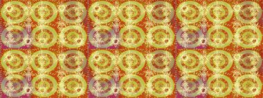 Renkli elementlerle Raster ilginç desen