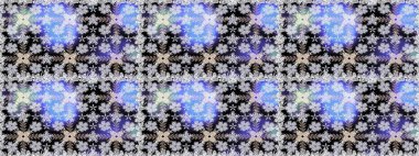 Yumuşak, bahar çiçekli arka plan. Çiçekli karalama şeklinde Raster çiçek deseni. Tarafsız renklerde çiçekler.