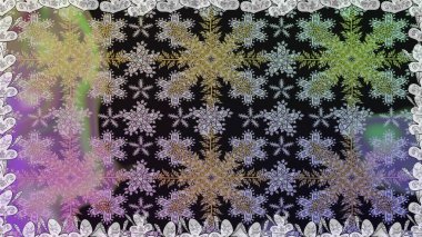 Gri renklerde ve altın elementlerle kusursuz klasik desen. Noel, kar tanesi, yeni yıl. Gri renklerde altın desenli altın elementler.