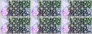 Gri renklerde. Çiçekli güzel suluboya desen. Raster illüstrasyonu.