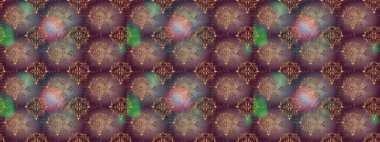 Çiçekli karalama şeklinde Raster çiçek deseni. Nazik, narin çiçek arkaplanı. Çiçekler kahverengi, mor ve gri renklerde.